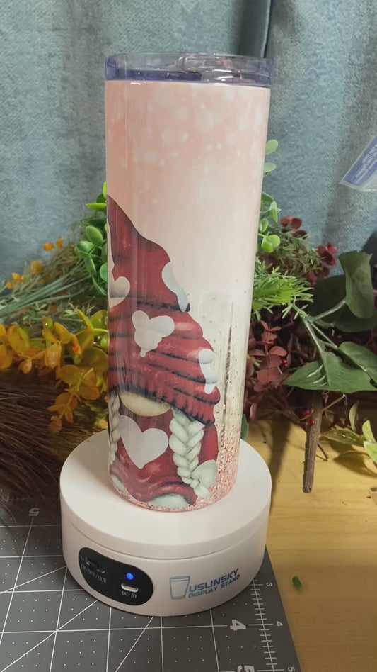 Gnome Valentine's Day 20oz Tumbler